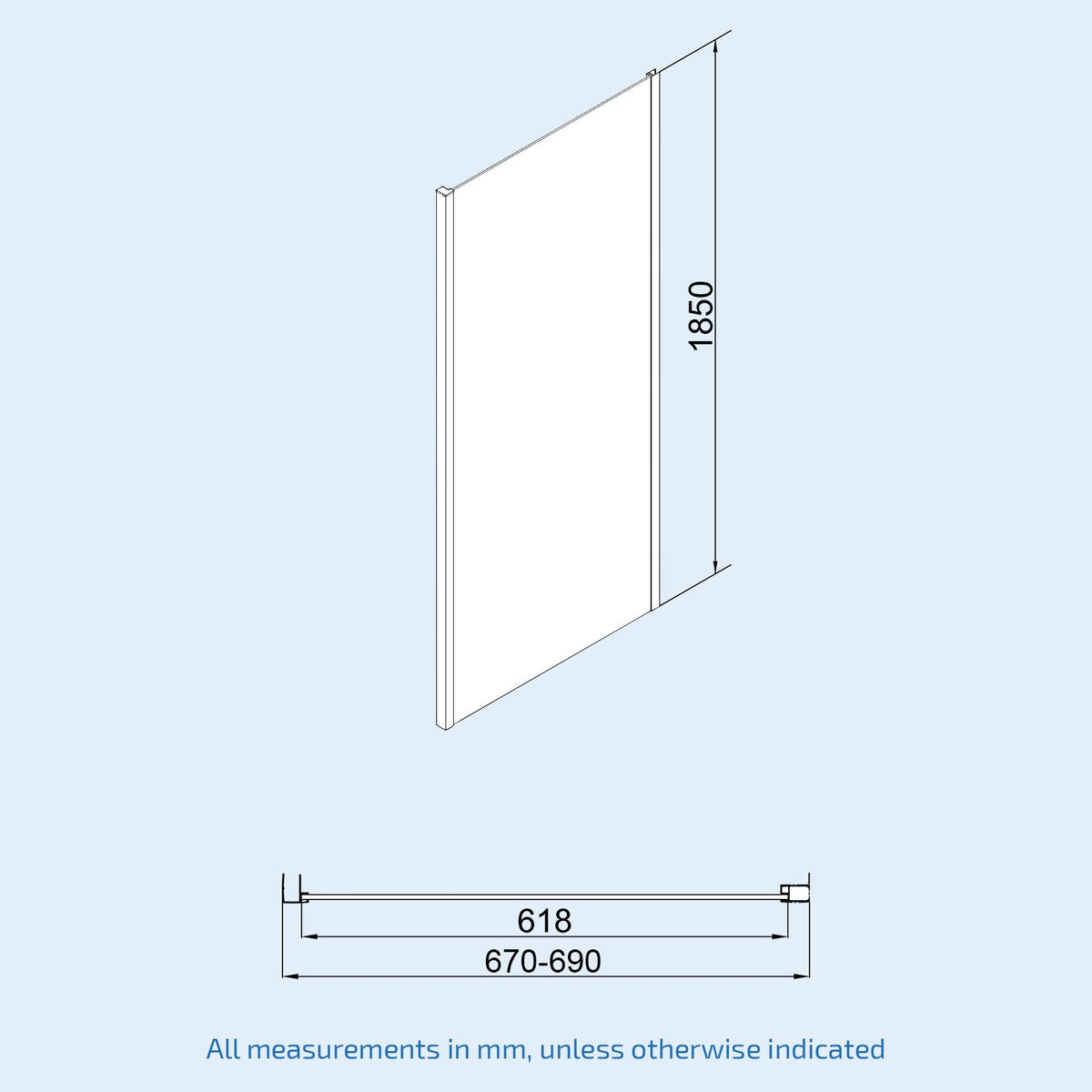 Sliding Shower Door Enclosure #Options_1000 x 700 mm|1100 x 700 mm|1200 x 700 mm|1400 x 700 mm|1500 x 700 mm|1600 x 700 mm|1700 x 700 mm