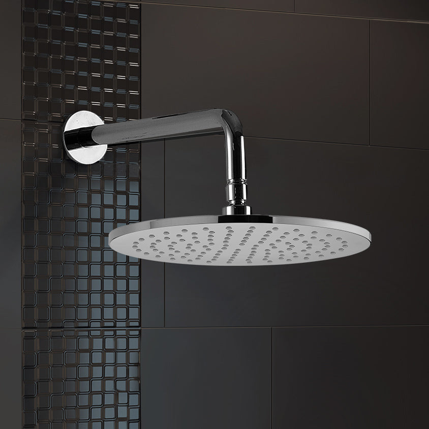 Calla Round Concealed Thermostatic Shower Valve Mixer Set - Ceiling Head & Handset