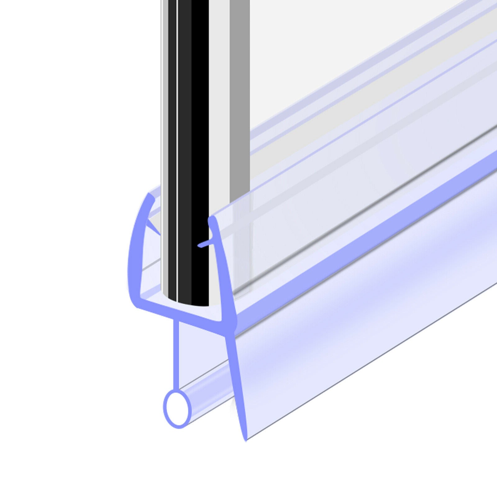 900 mm Glass Shower Door Rubber Seal Strip Gap 18 mm