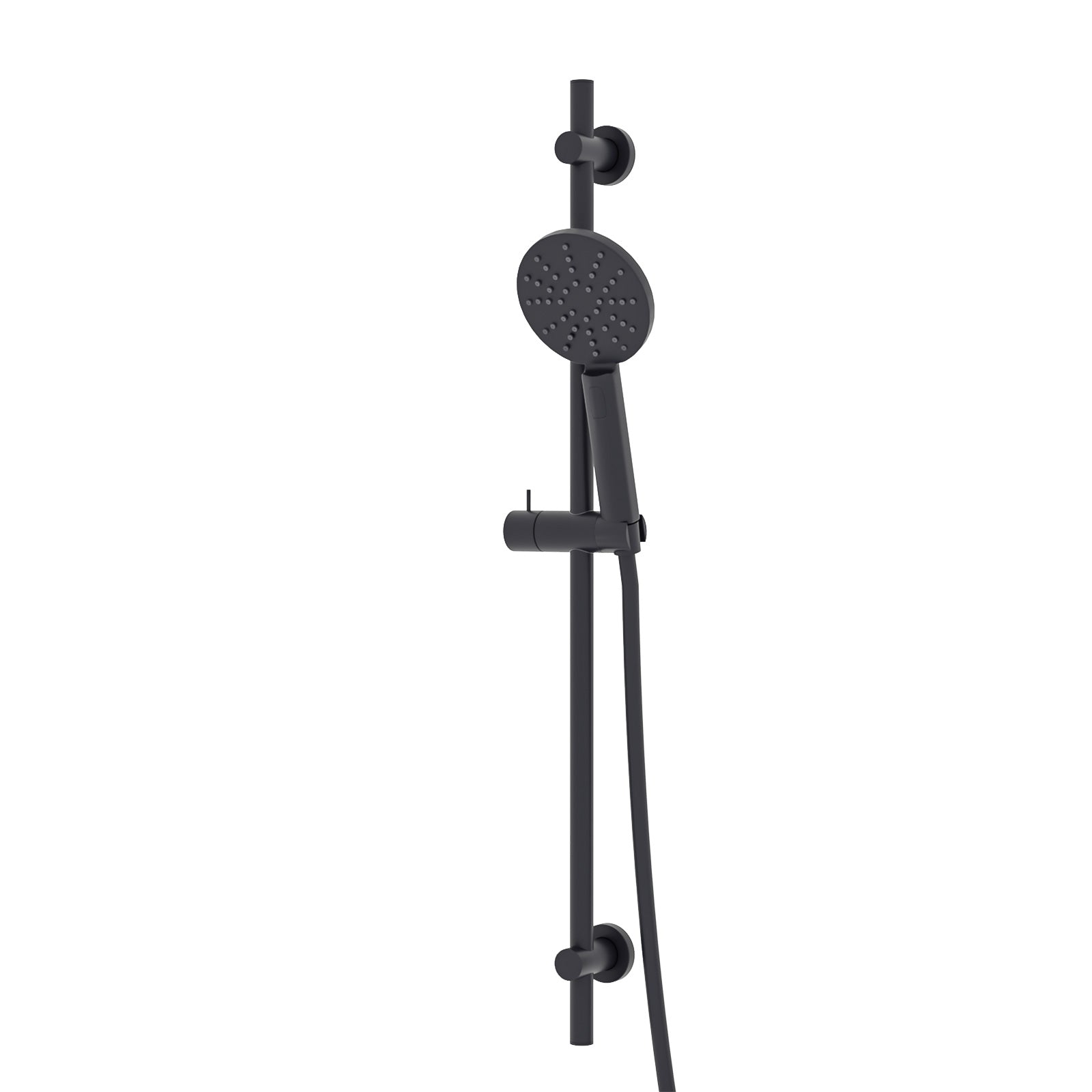 Voilet 2 Dial 2 Way Concealed Thermostatic Mixer, 200mm Shower Head, Slider Rail & Handset Matte Black