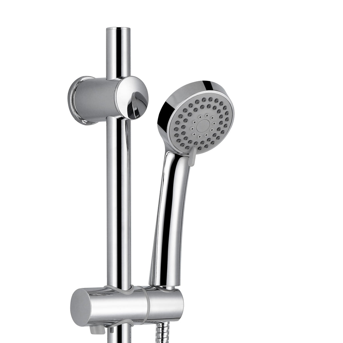 Modern Concealed Thermostatic Mixer Valve With Ceiling Shower Head And Handset Rail Kit