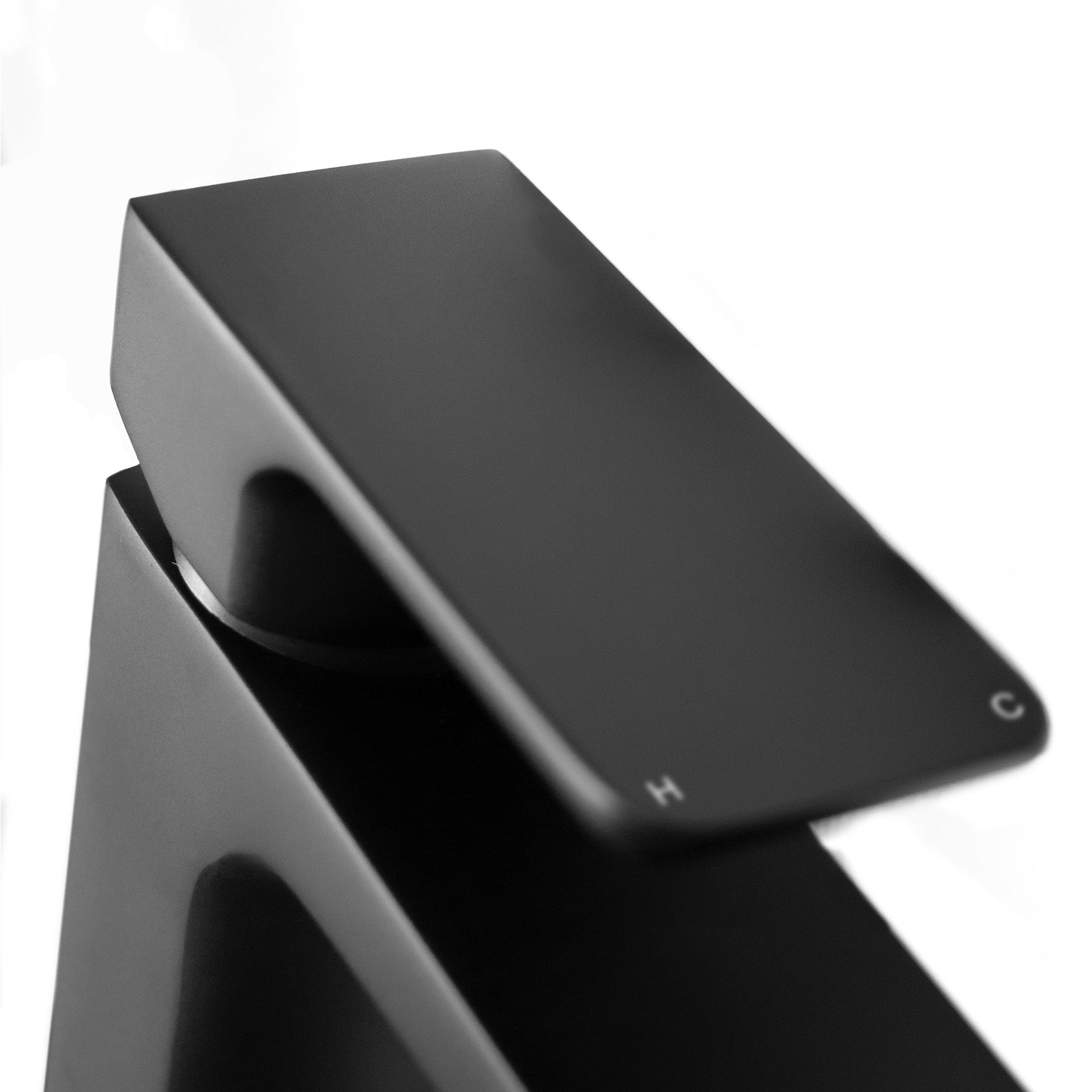 Astra Contemporary Matte Black Basin Mono Mixer Tap