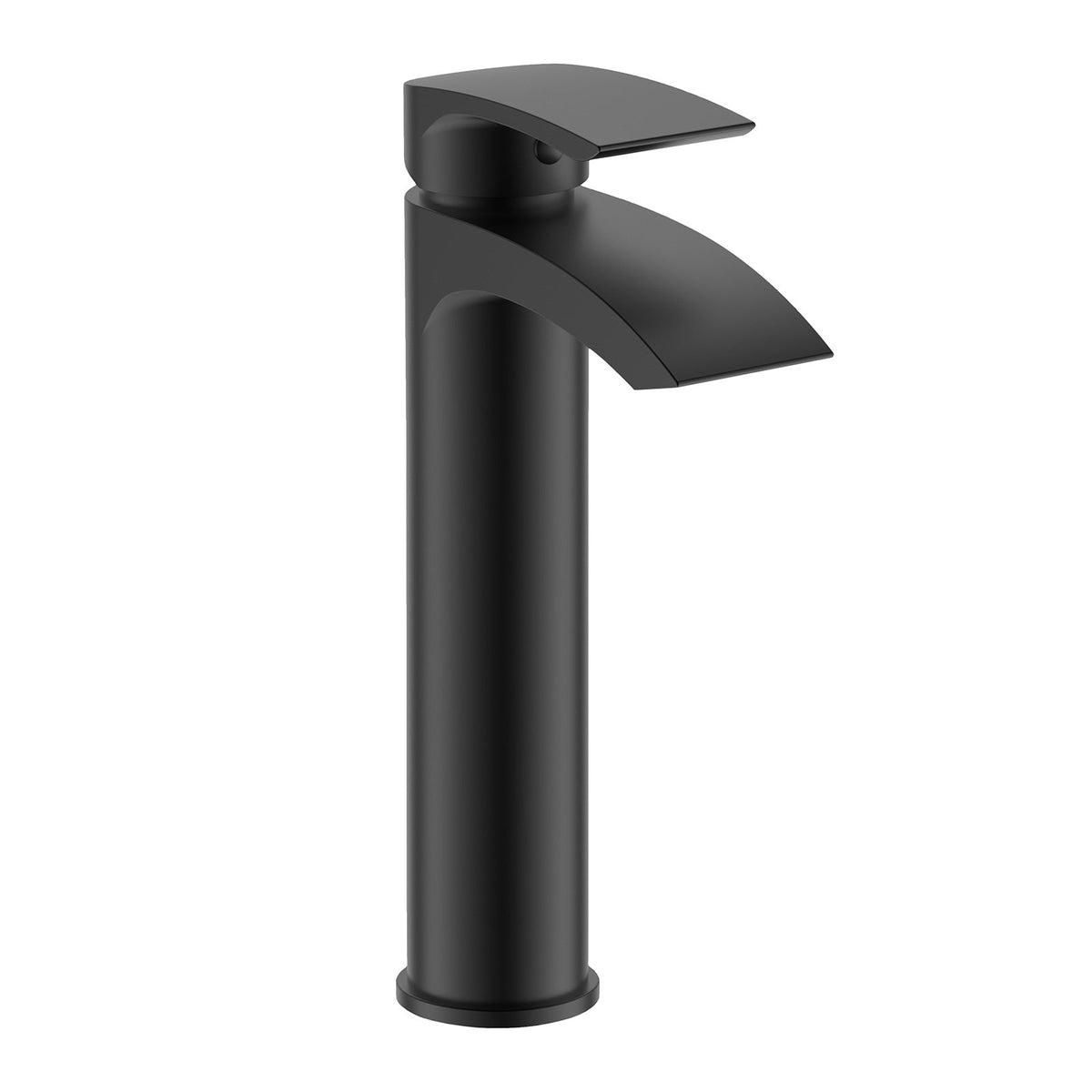 Libra Brass Waterfall High Rise Basin Mixer Tap