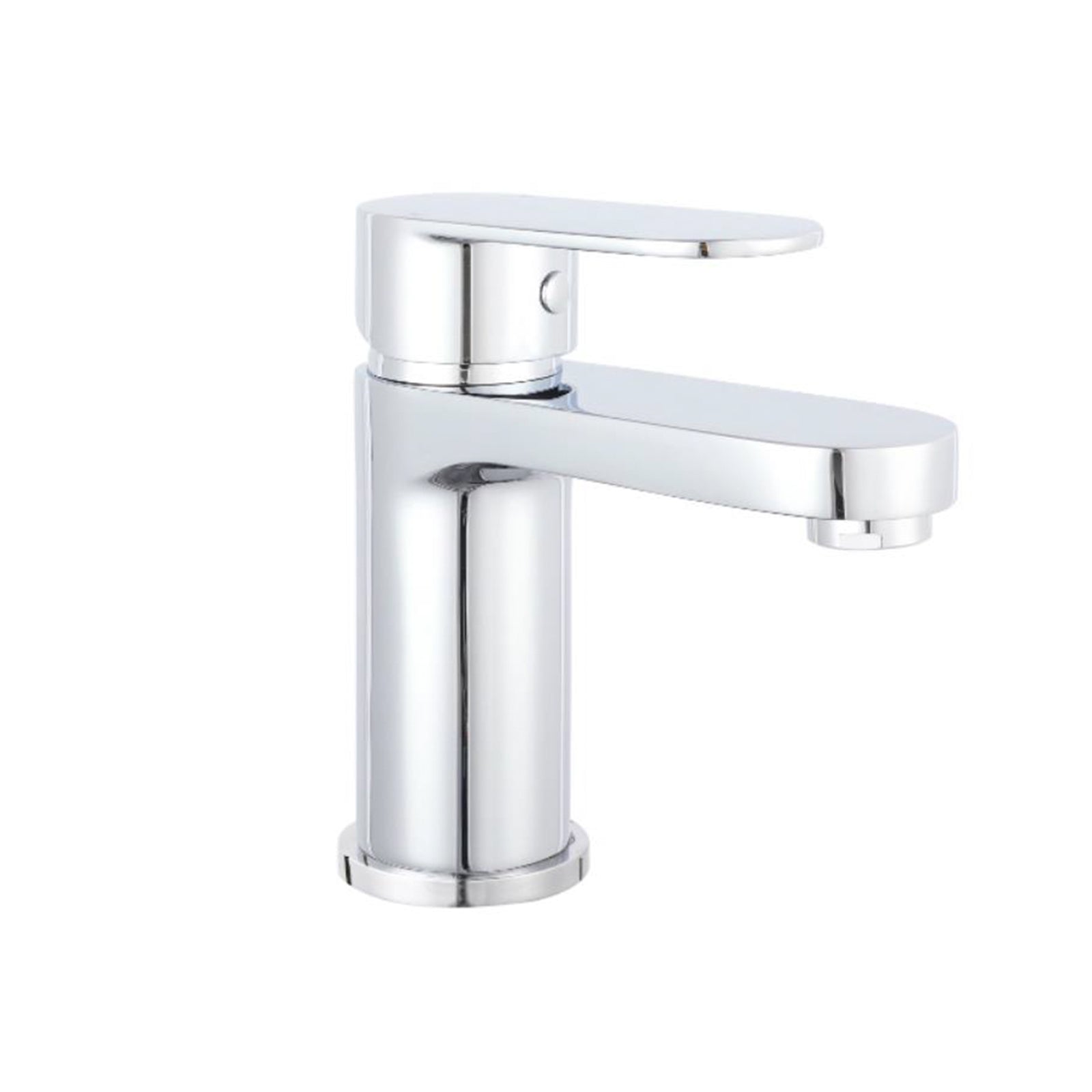 Modern Chrome Bathroom Mono Basin Sink Mixer Tap With Waste