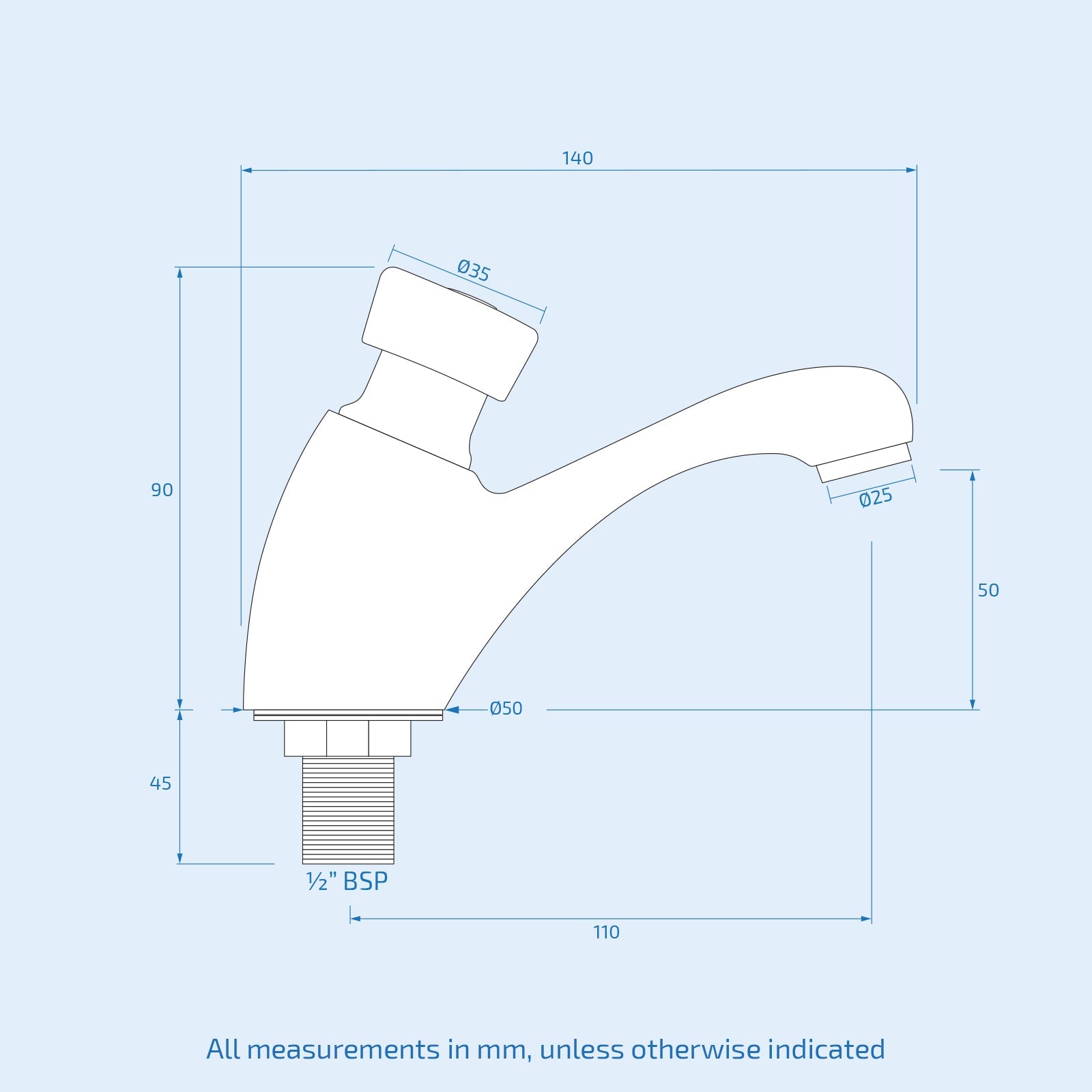 Modern Twin Hot And Cold Bathroom Non Concussive Basin Taps Chrome