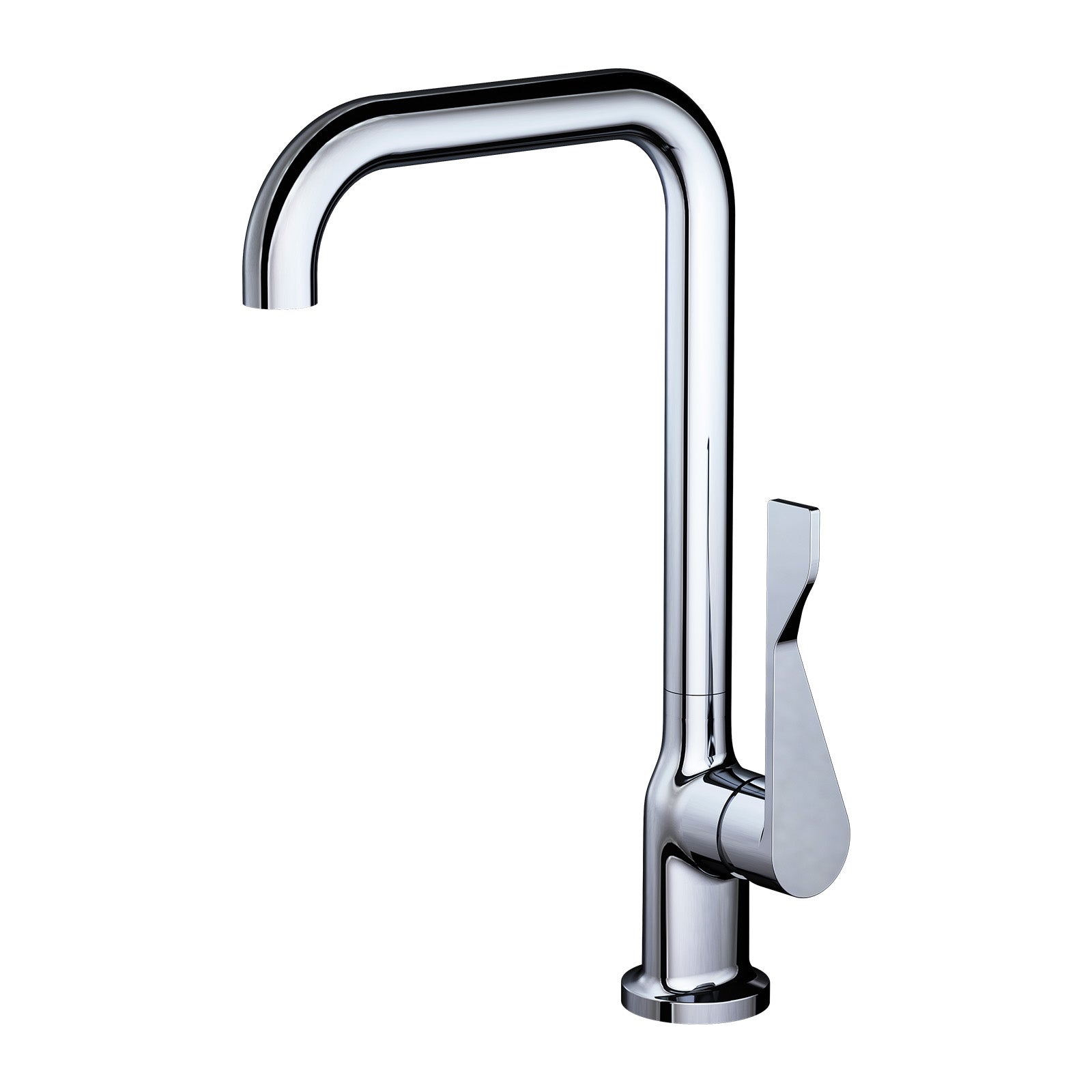 Modern Design Chrome Kitchen Sink Single Lever Mixer Tap With Swivel Spout