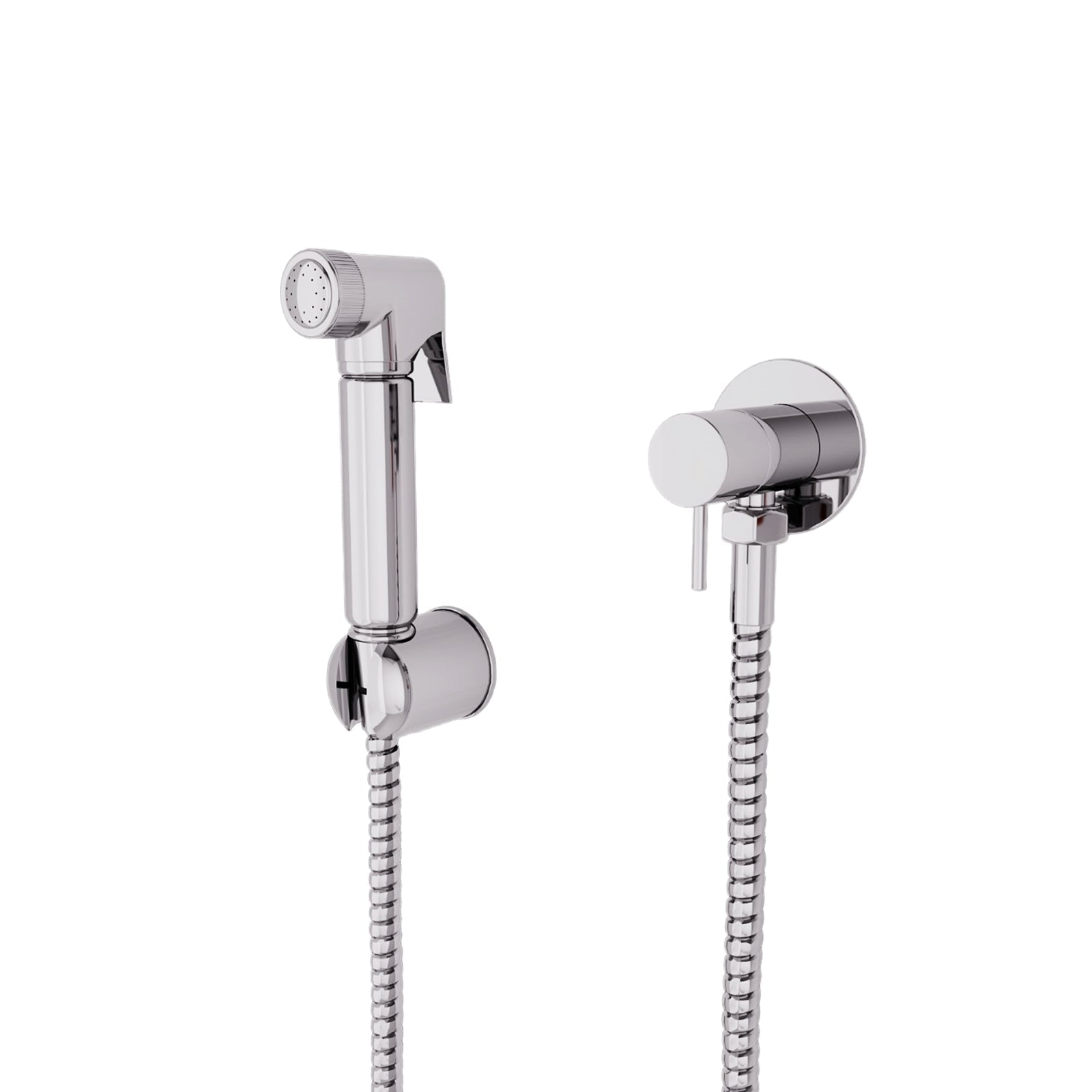 Modern Bathroom Chrome Douche Bidet Spray + Thermostatic Mixing Valve 15mm