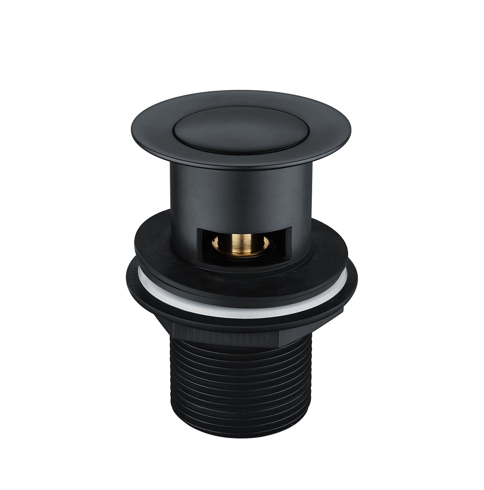 Wyfold Basin Single Lever Mixer Tap, Bath Filler Mixer Tap Matt Black & Waste