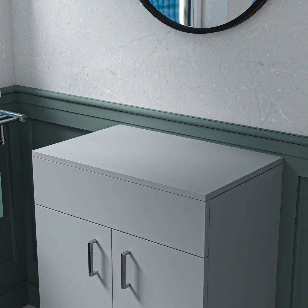 Nanuya 600mm Grey Moisture Resistant Vanity Cabinet Worktop