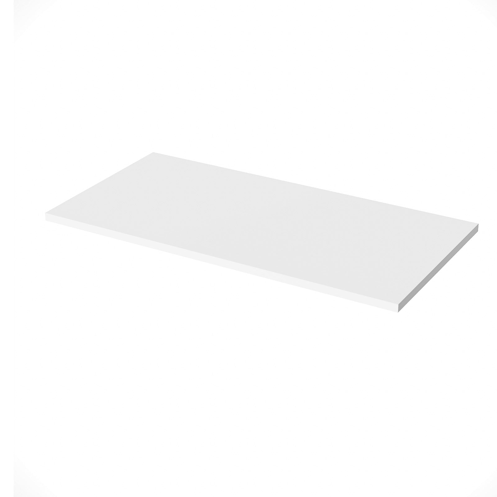 Kendal 805mm Gloss White MDF Bathroom Worktop For Vanity Cabinet