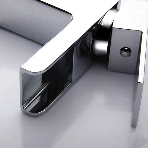 Ozone Modern Waterfall Chrome Basin Sink Mono Mixer Tap