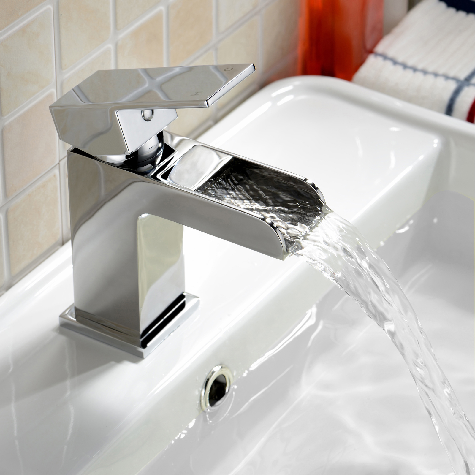 Ozone Waterfall Cloakroom Basin Mono Mixer