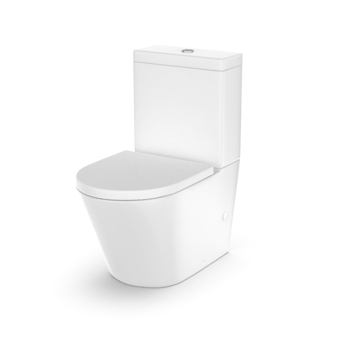 Bathroom Suite - Alaska 1600mm Square Single Ended Bathtub with Screen, 600mm Vanity Unit & Close Coupled Toilet - Set with Brushed Brass Fittings