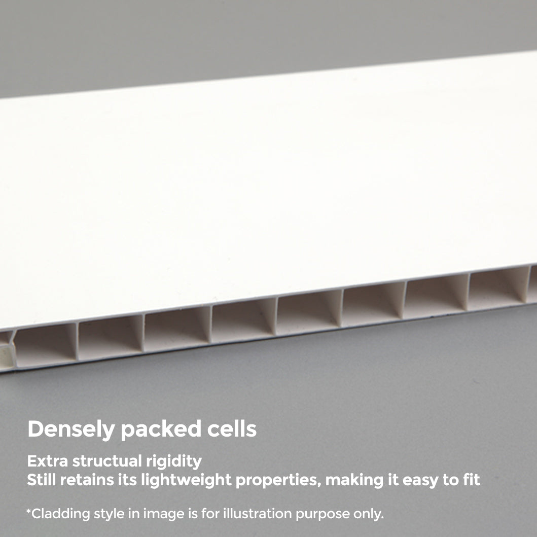 PVC Wall Panel Grey Marble 1000mm X 2400mm X 10mm