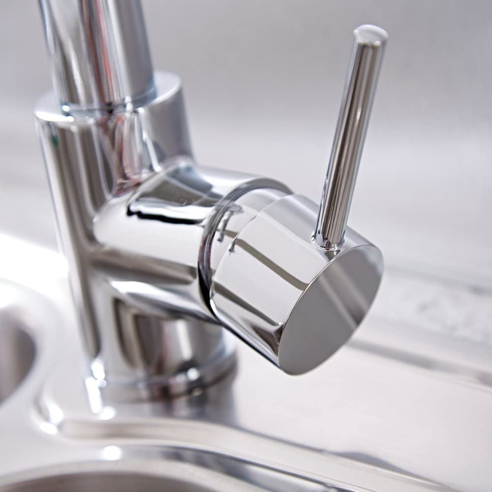 Arena Mono Pull Out Kitchen Mixer Tap Dual Spout Spray Chrome