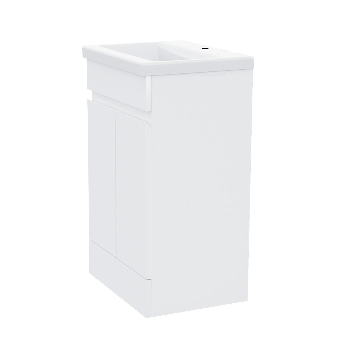 Alaska White 500mm PVC Freestanding Bathroom Basin Vanity Unit