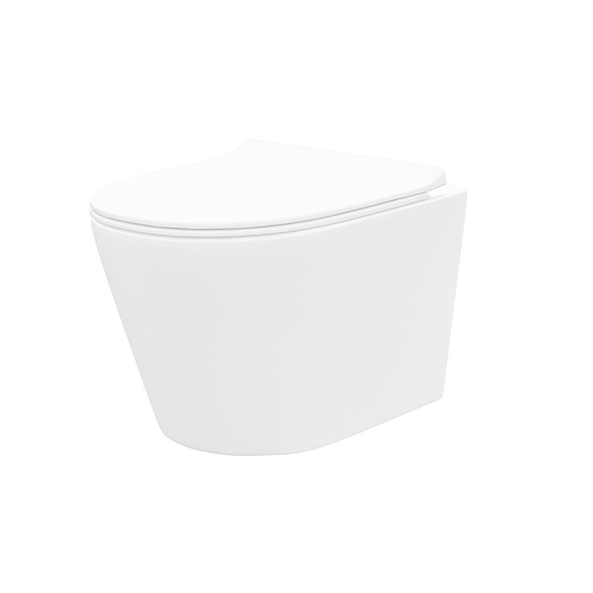 Ellis Rimless Wall Hung Toilet Pan + Soft Close Toilet Seat