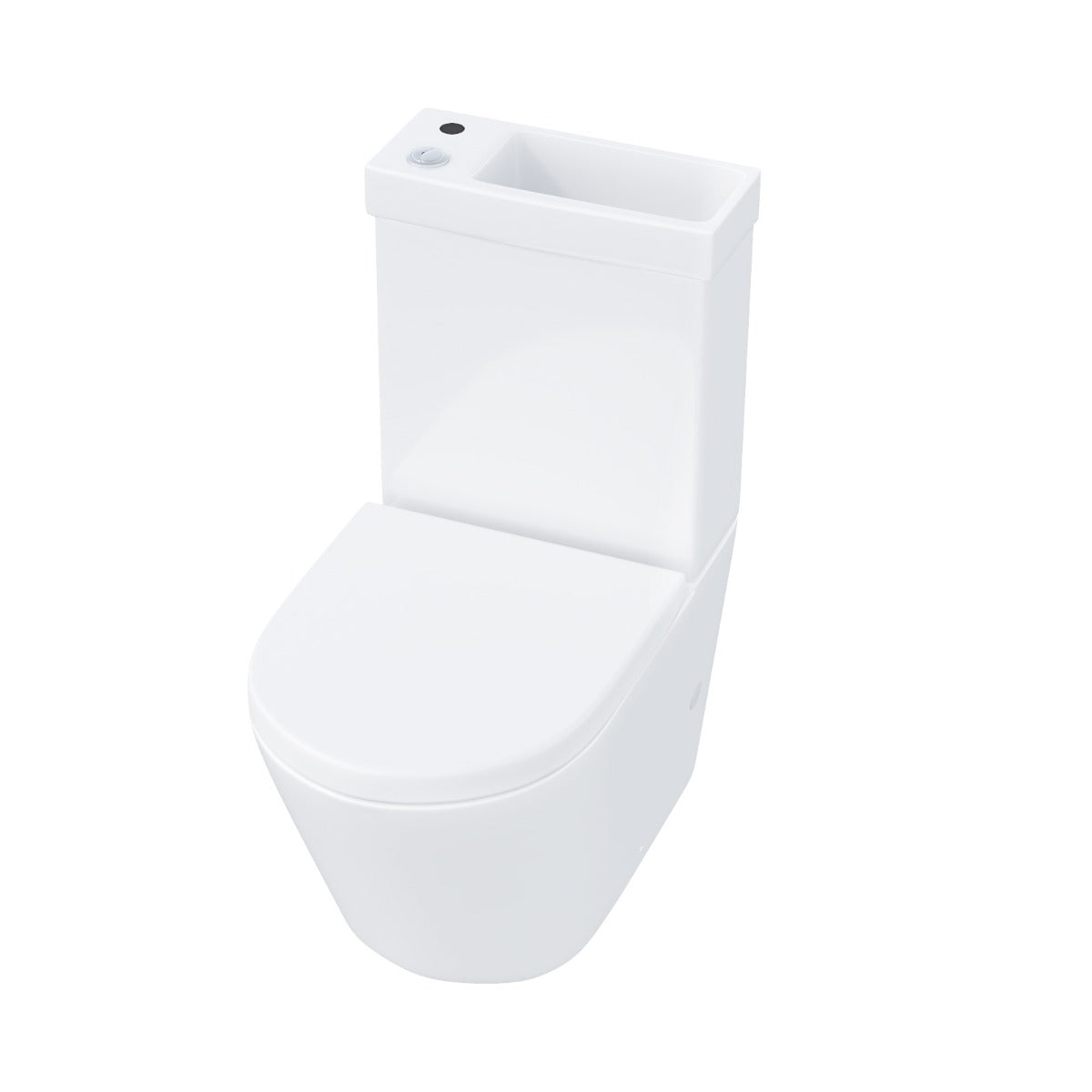 Pilton 2 in 1 Close Coupled Pan, Cistern, Seat & Mini Mono Basin Mixer Tap