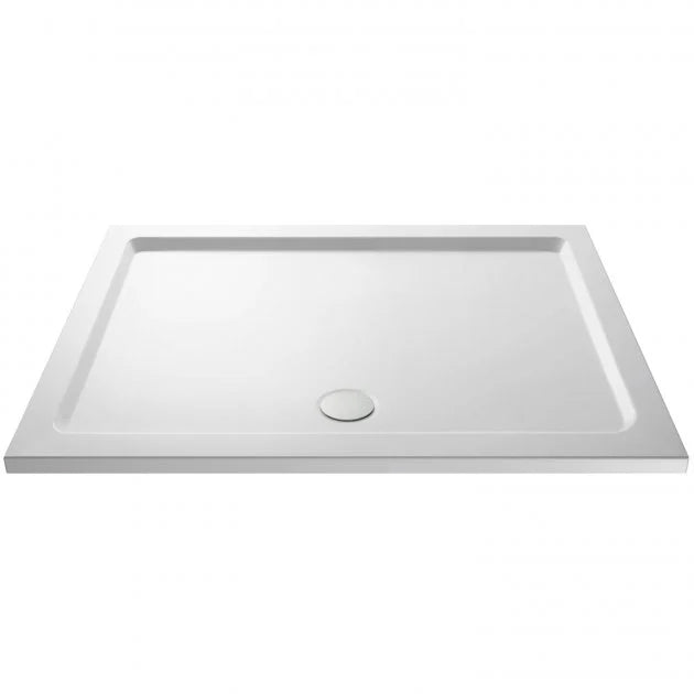 Slim 1700 X 900 Rectangular Stone Resin Shower Tray For Wetroom Enclosure