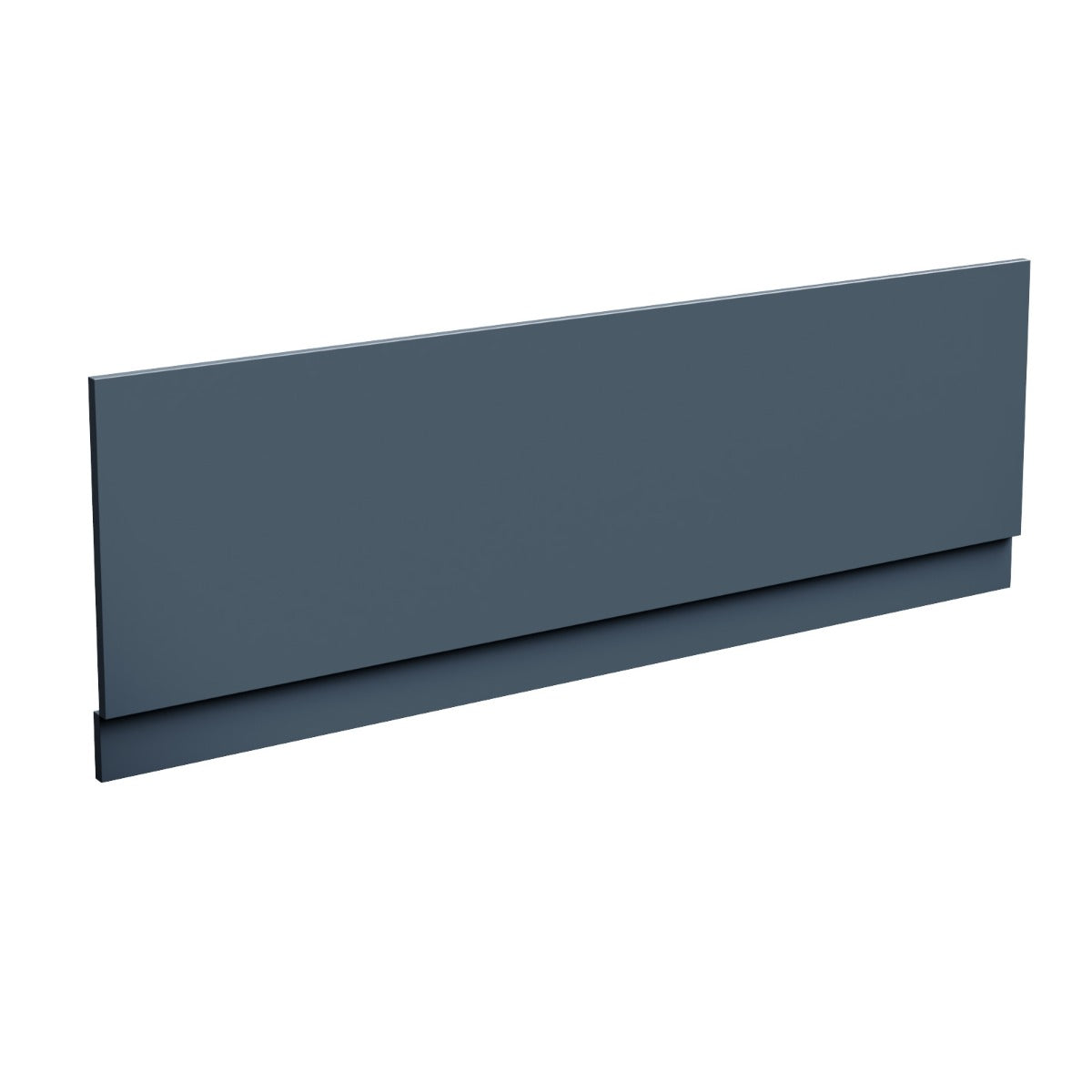 Modern 1800 mm Steel Grey Front Side Bath Panel Durable PVC + Plinth Gorge