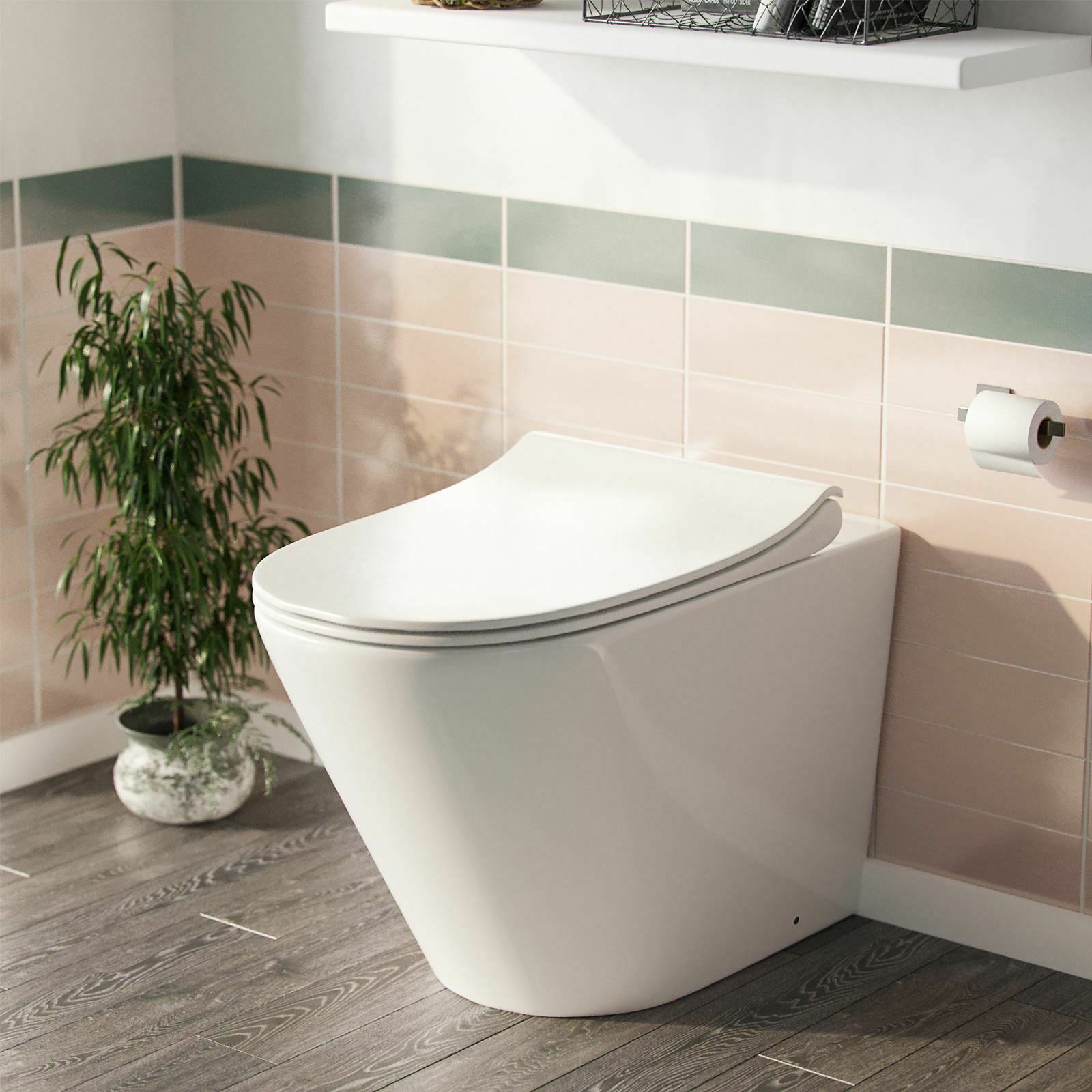 Aric Left Hand 1100 mm Basin Vanity Cabinet WC BTW Toilet Bathroom