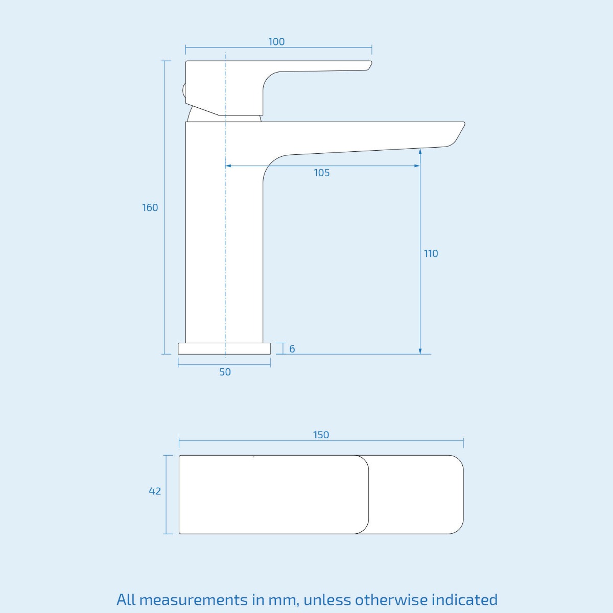 Merton 600mm Grey Vanity Cabinet and Basin Mixer Tap with Waste Set