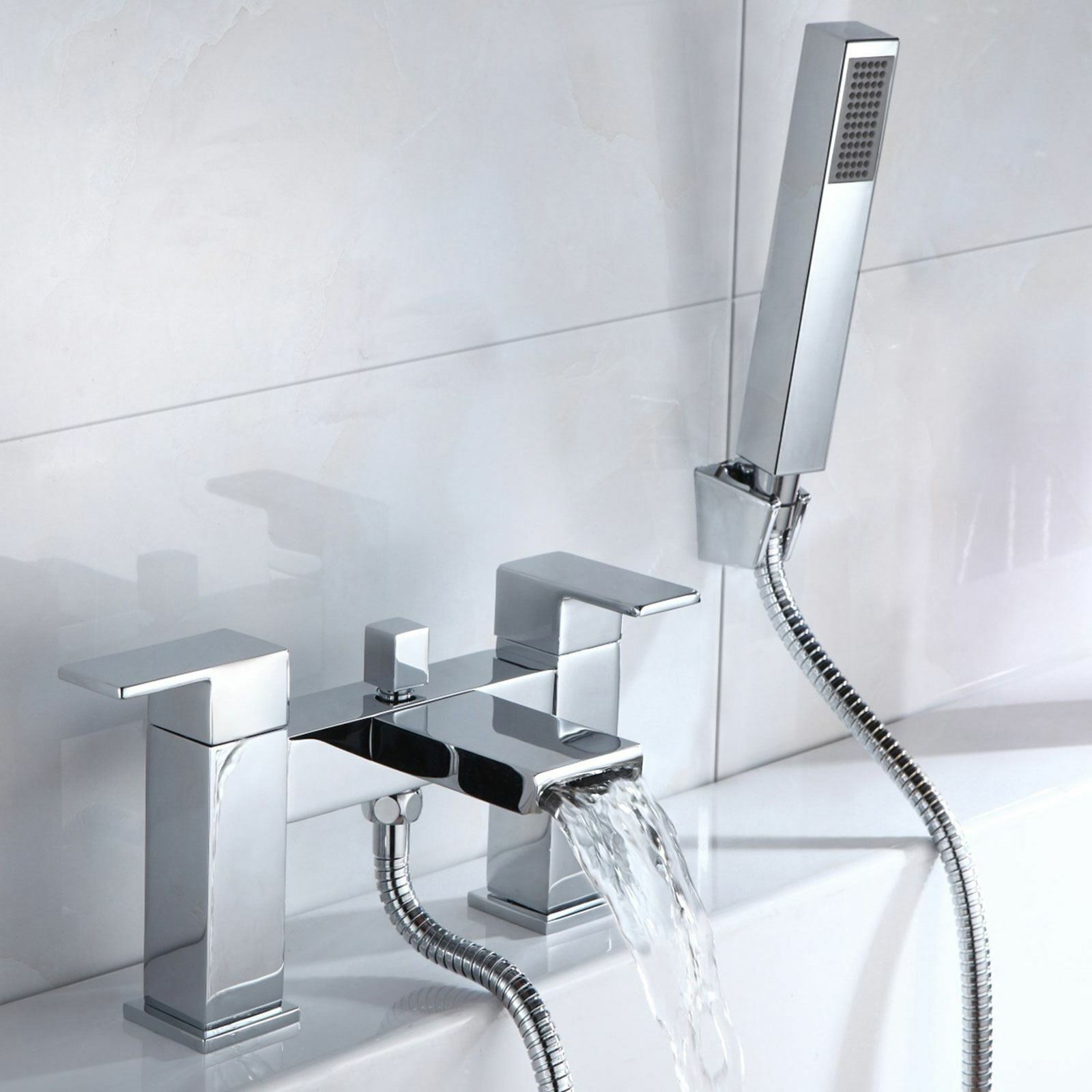 Saturn Waterfall Bath Filler Shower Mixer Tap