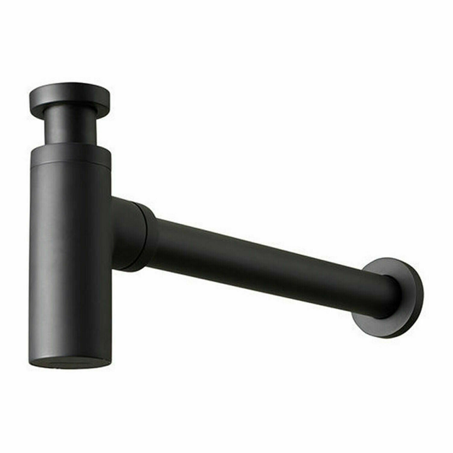 Premium Matte Black Universal Standard Bathroom Basin Sink Bottle Trap Waste