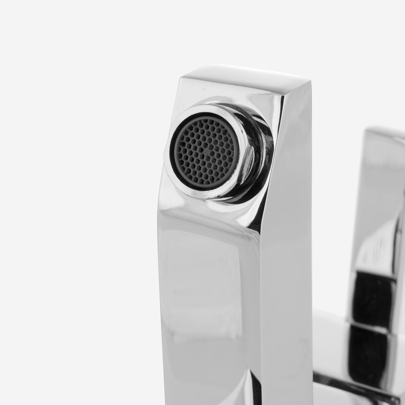 Usteen Bathroom Deck Mounted Basin Single Lever Solid Brass Mono Mixer Tap