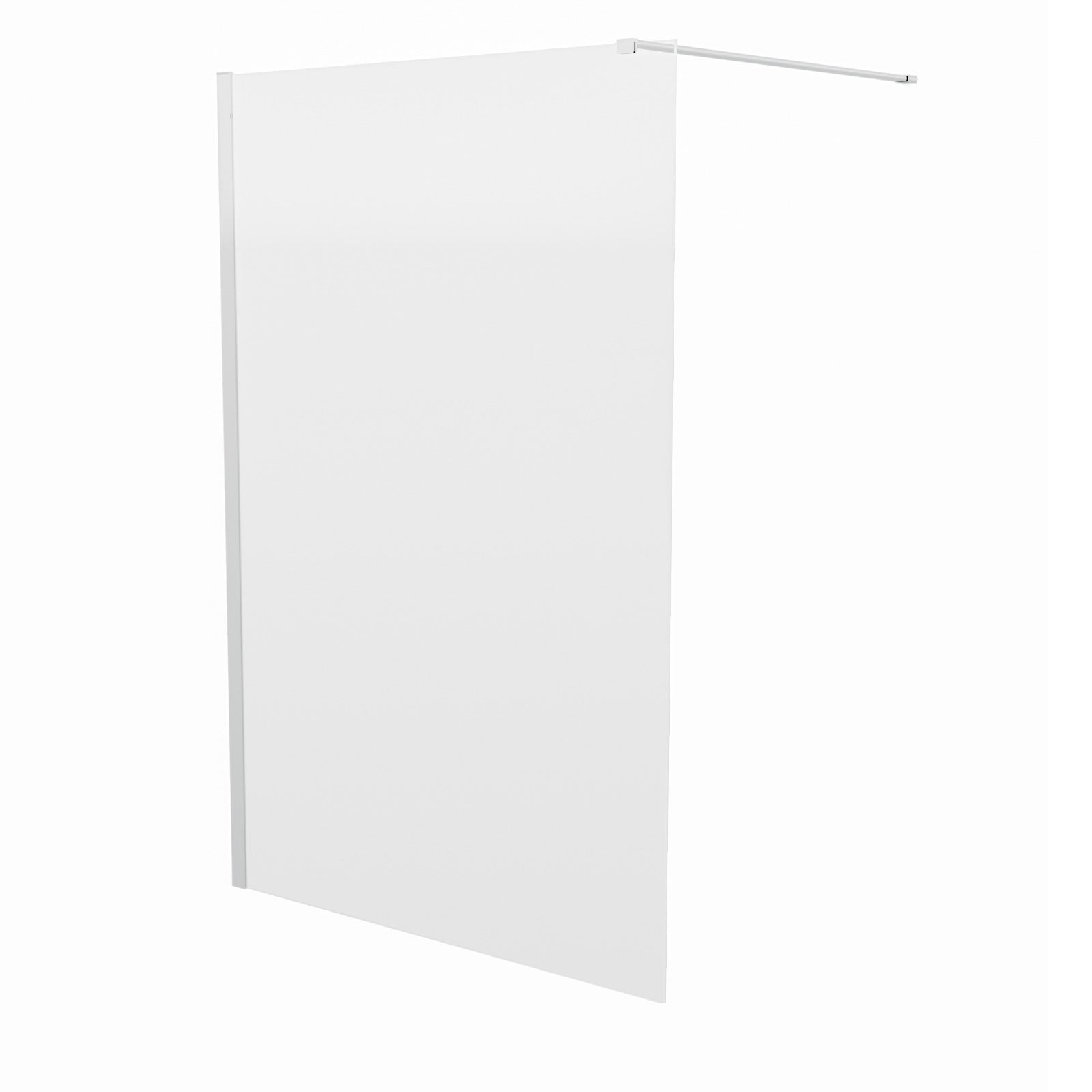 Chrome 1200 Wet Room Screen 8mm Tempered Glass with 300mm Return Panel