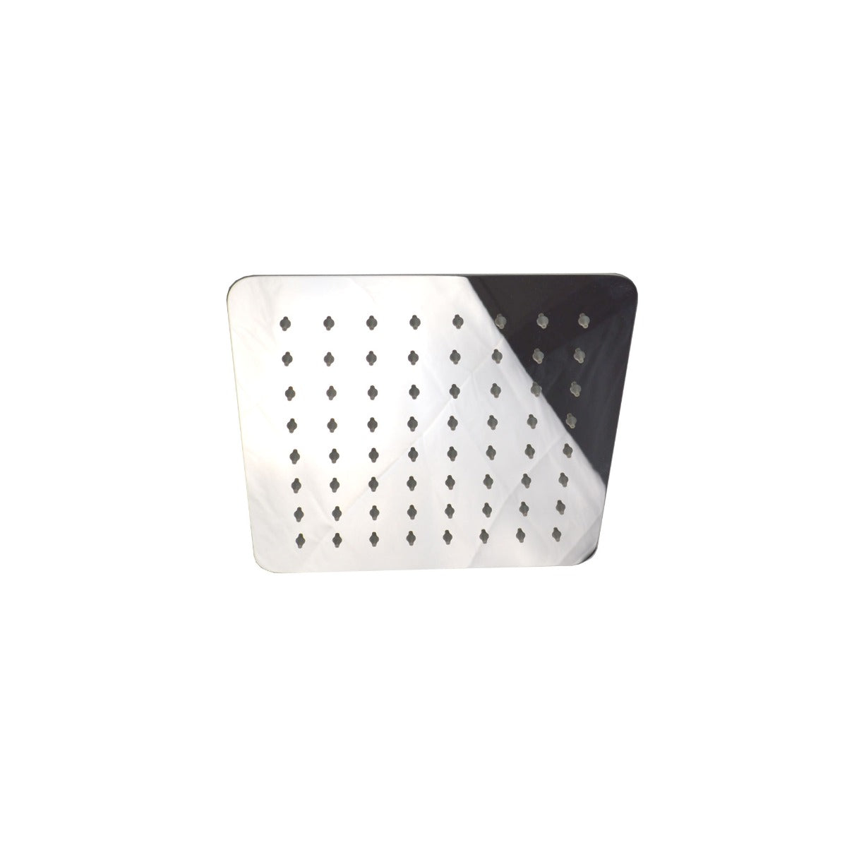 Dunn 250mm Chrome Thin Square Brass Rectangle Swivel Shower Head + 300mm Wall Arm