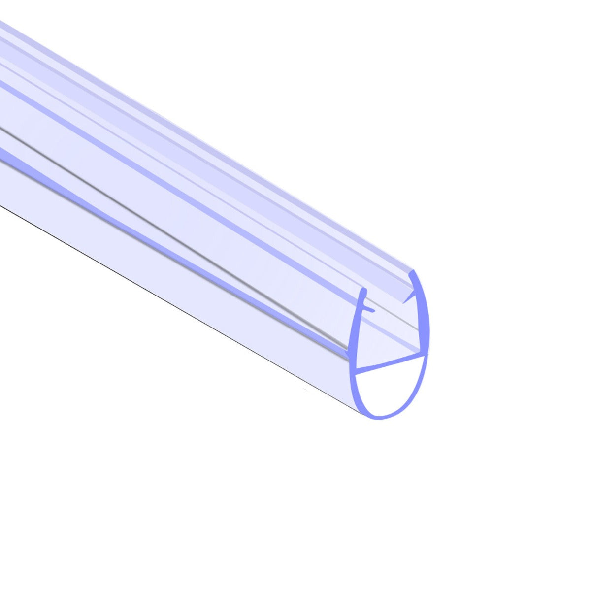 Bath Shower Door Rubber Seal Strip For 6mm Glass Seals Gaps Up To 4mm