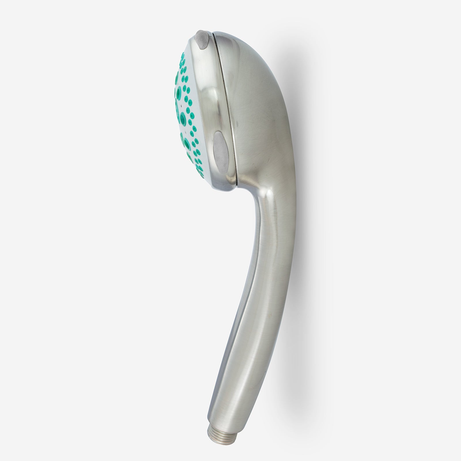 Nickel Bathroom Modern Shower Handset 6 Mode Premium Brushed 90mm