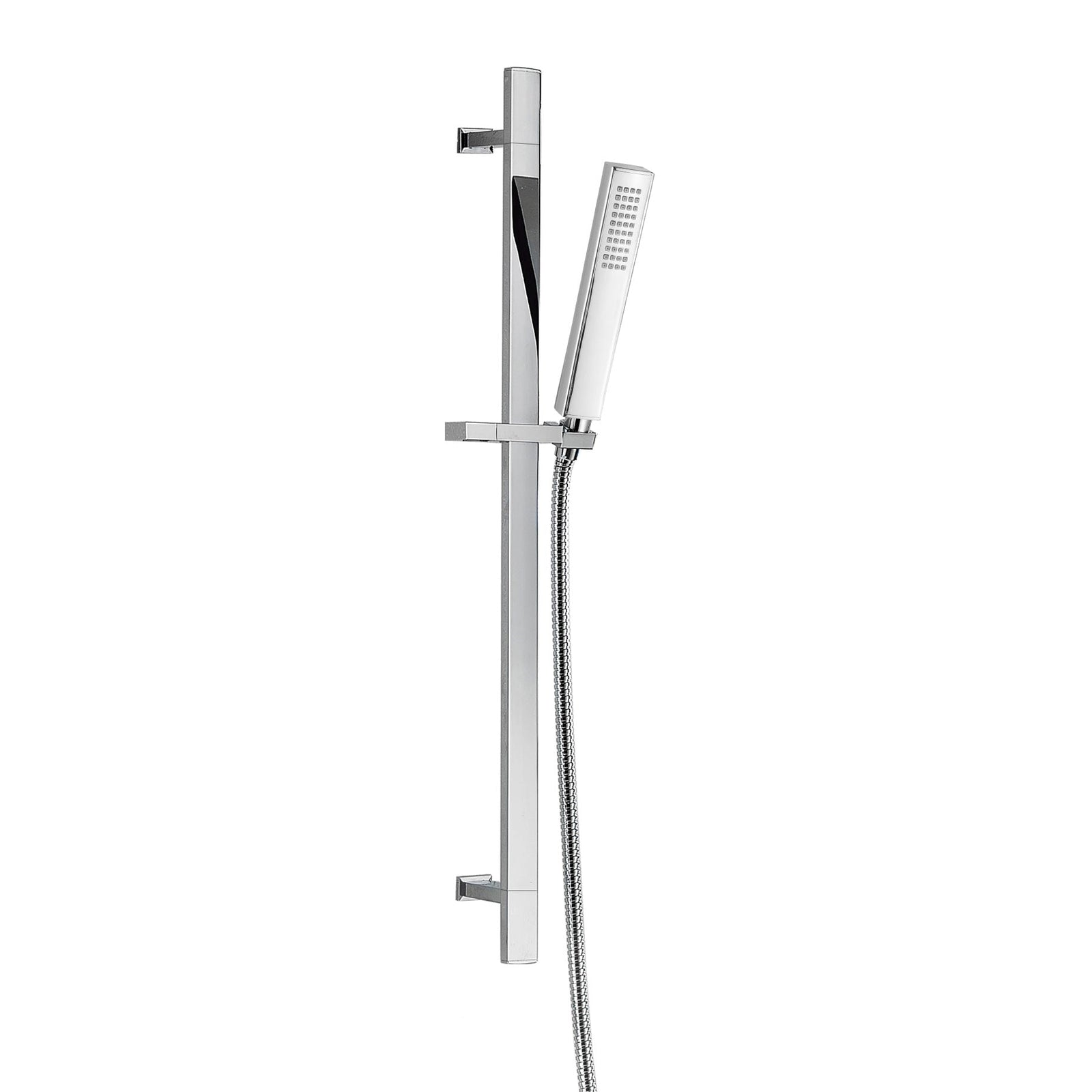 Scott Chrome Plated Abs Plastic - Single Function Handset & Rail