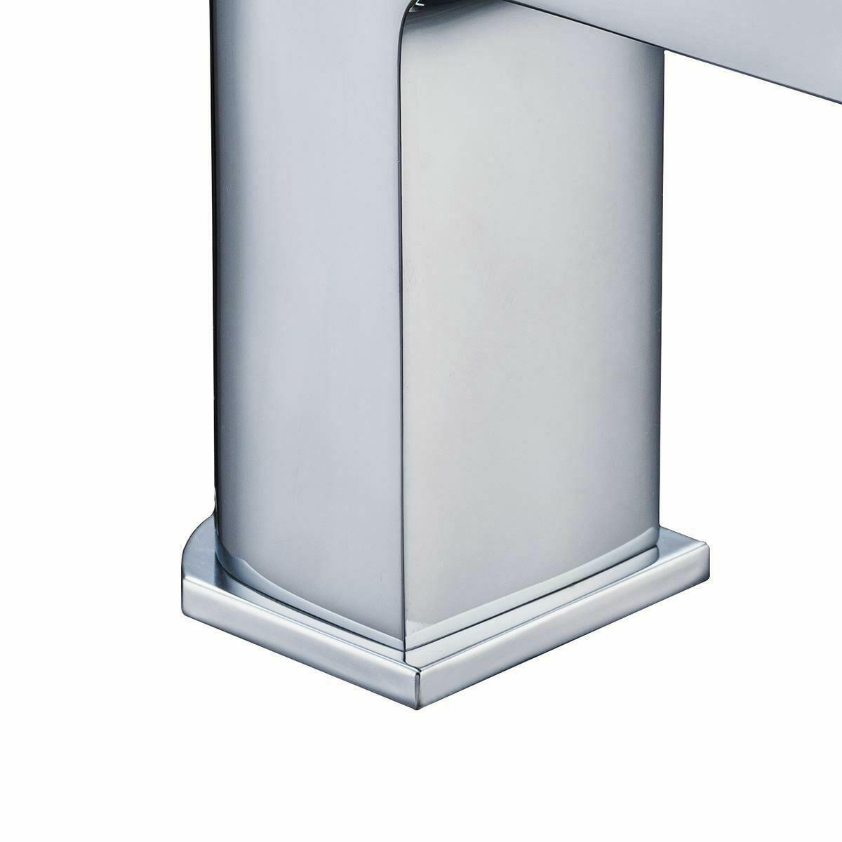 Modern Mono Single Lever Mixer Basin Tap Chrome Bathroom