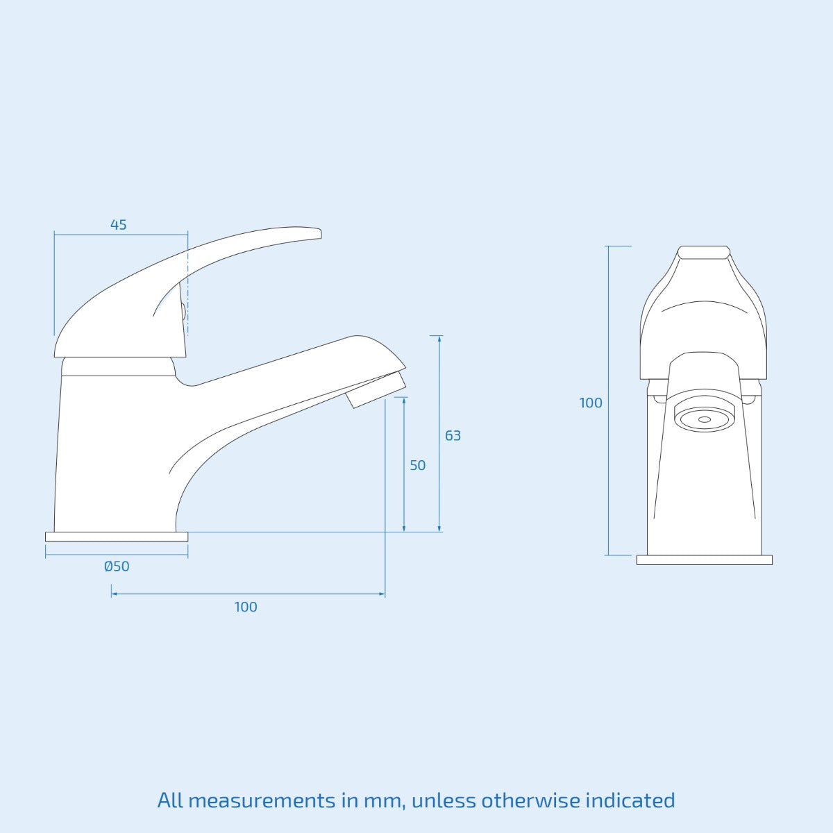 Allscot 2 in 1 Compact Basin Close Coupled Toilet & Studio Mono Basin Mixer