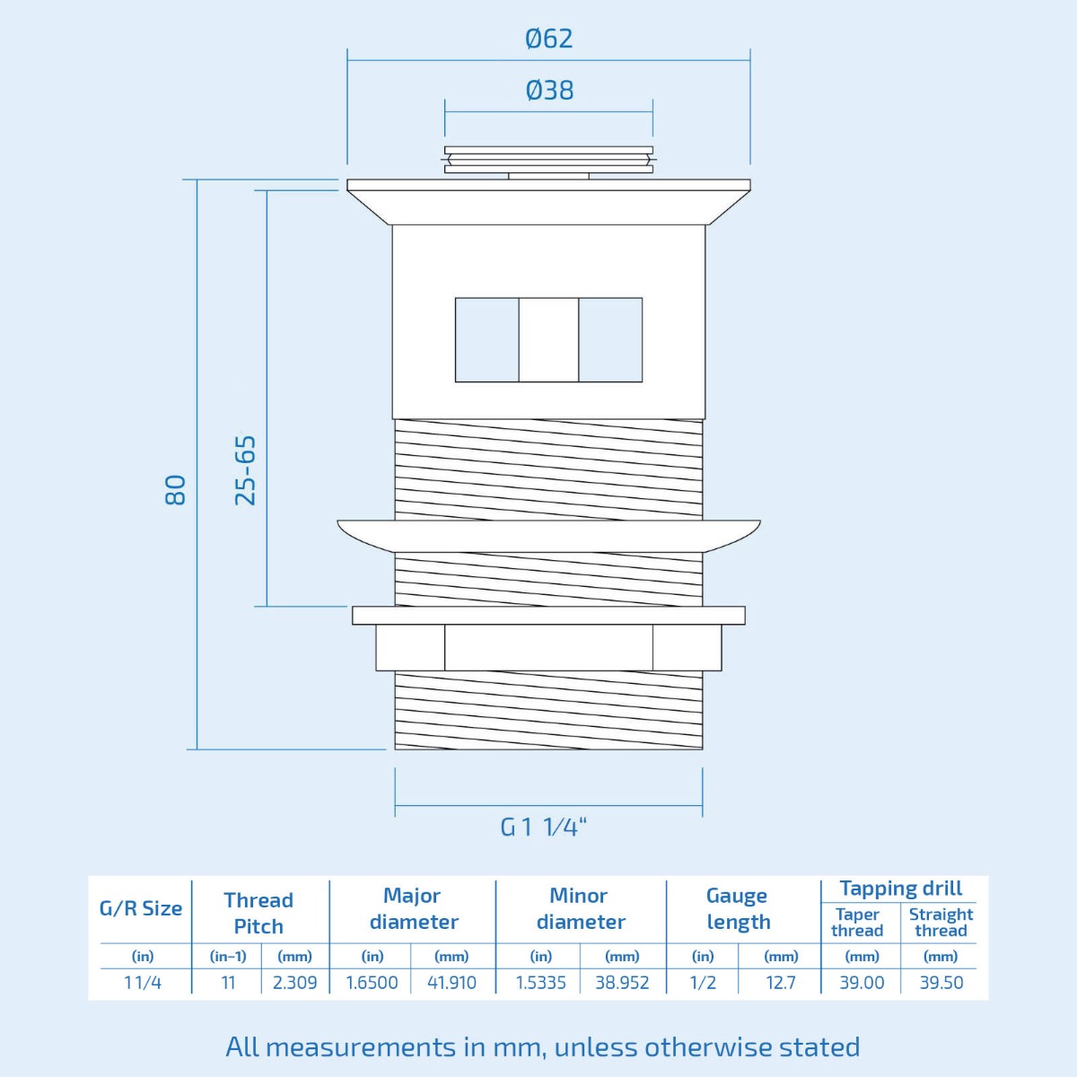 Palmer 310mm Bathroom Wall Hung Basin Sink with Minimalistic Basin Mono Tap & Waste