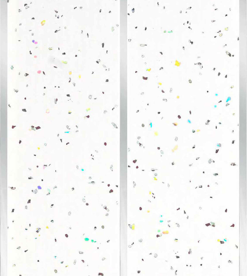 PVC Shower Wall Panel White Galaxy Silver 200mm x 2700mm x 6mm (Pack Of 5)