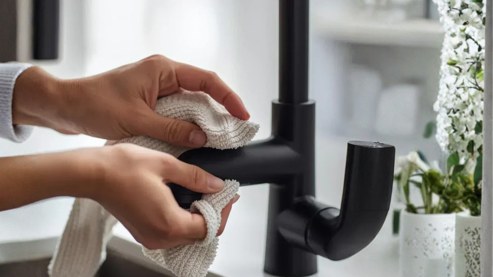 The Problem with Cleaning Black Taps (And How to Clean Them Properly)