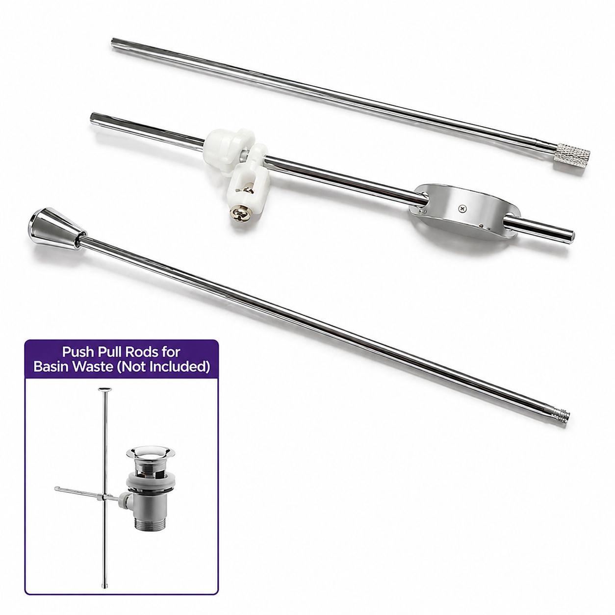 Basin fixing kit with wall plugs, bolts and washers for wall-mounted basin installation — Bathroom Republic UK