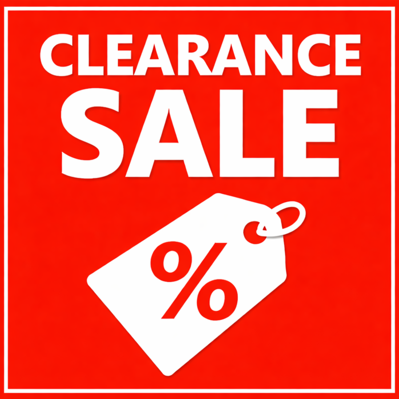 Clearance sales 