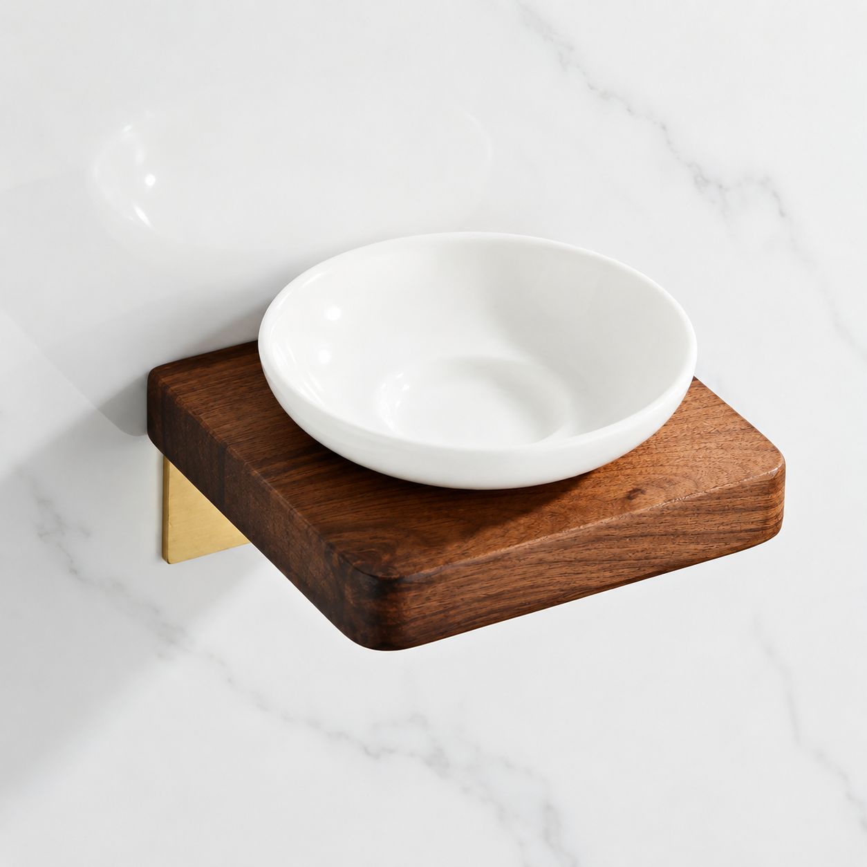 Soap dish in chrome for bathroom basin — Bathroom Republic UK