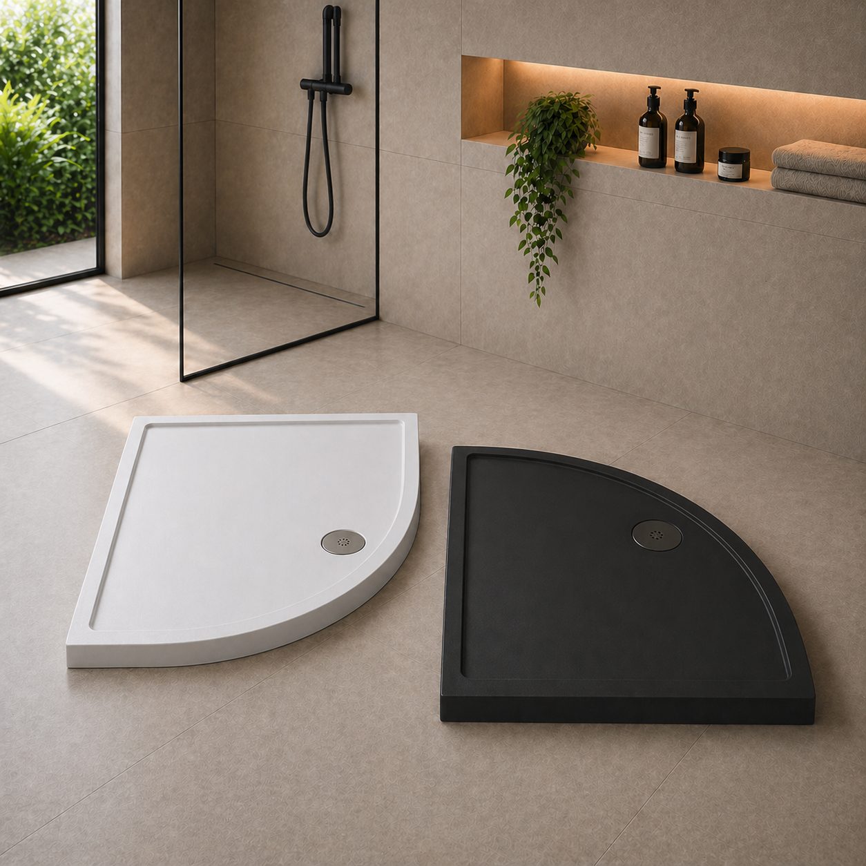 Quadrant tray 