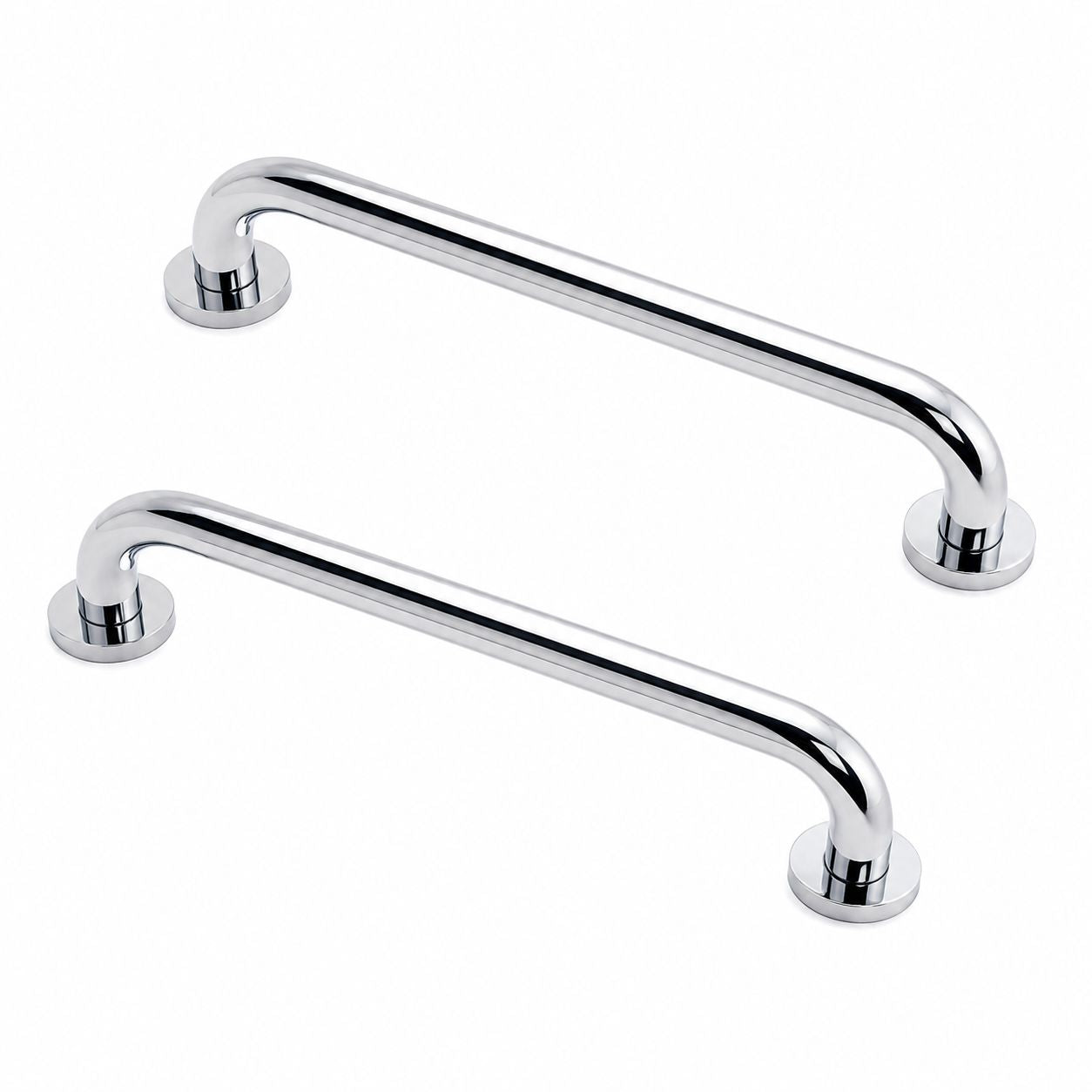 Chrome accessibility grab rails and support bars — Bathroom Republic UK
