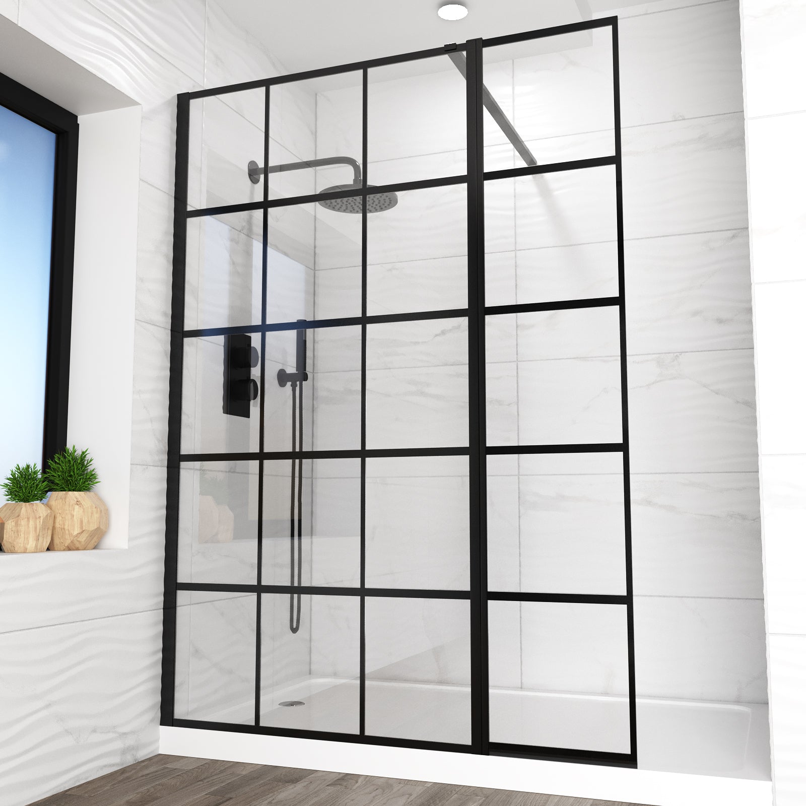 Framed Window Shower Screens