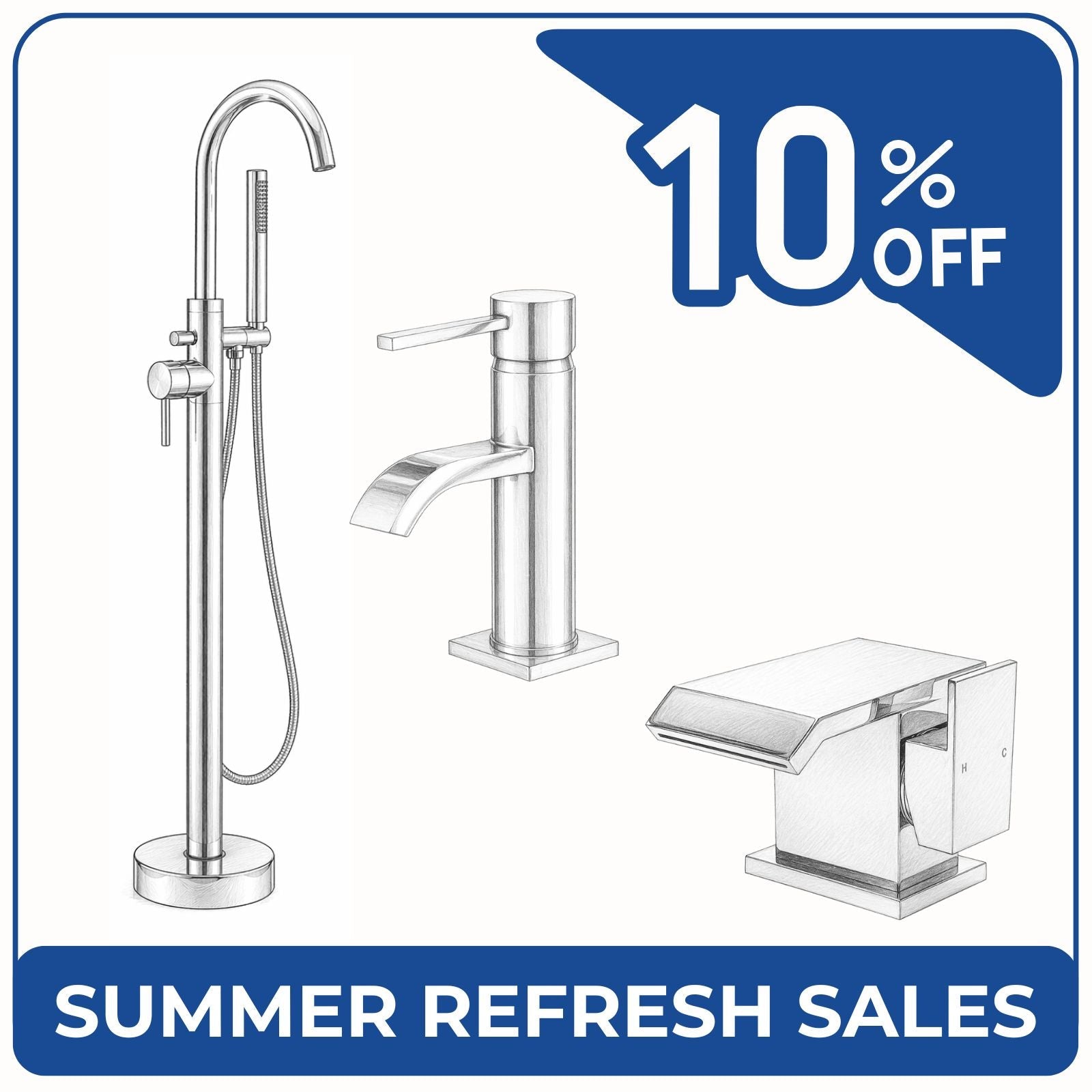 Filler Taps Basin Taps Sales - Bathrooom Republic UK