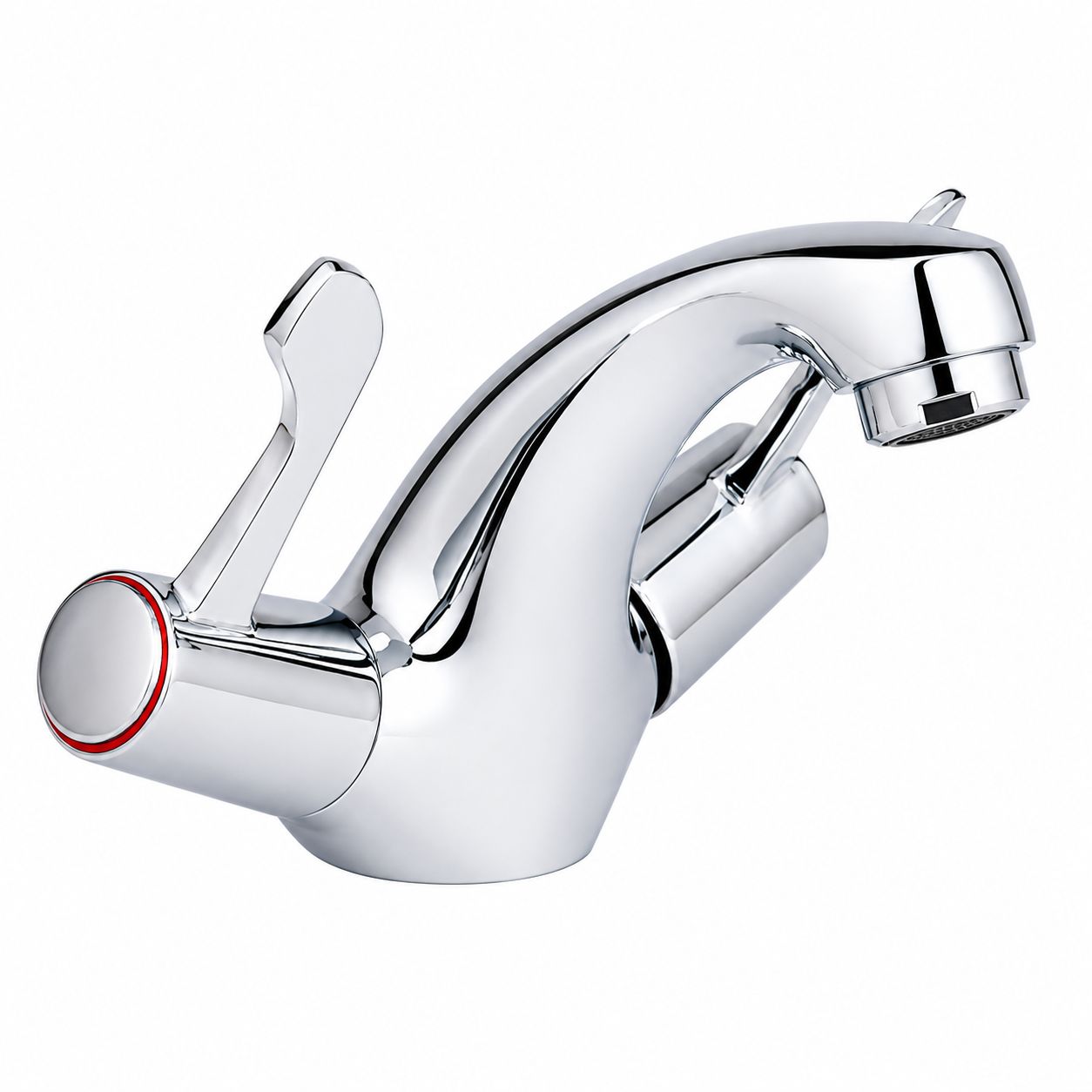 Chrome lever tap for accessible bathroom use — Bathroom Republic UK