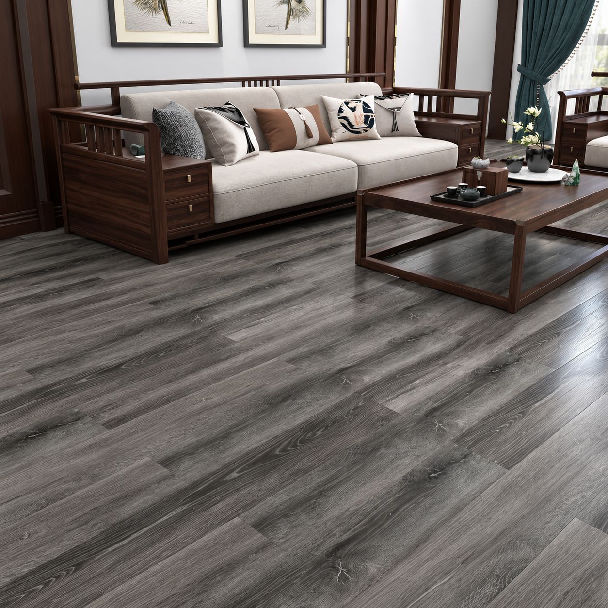 Marble, wood and stone effect SPC vinyl flooring — Bathroom Republic UK
