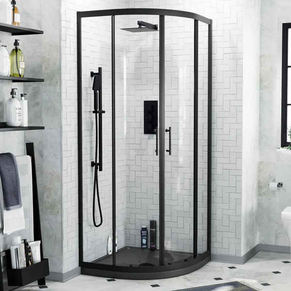 Matte Black Doors & Enclosures