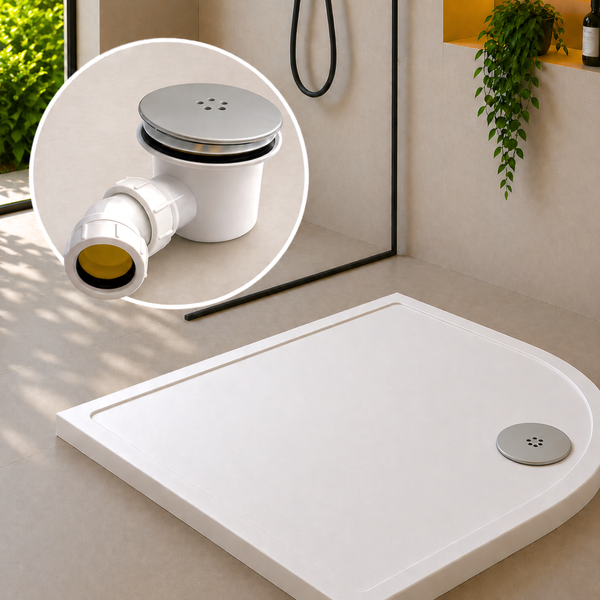Shower Tray and Waste Set